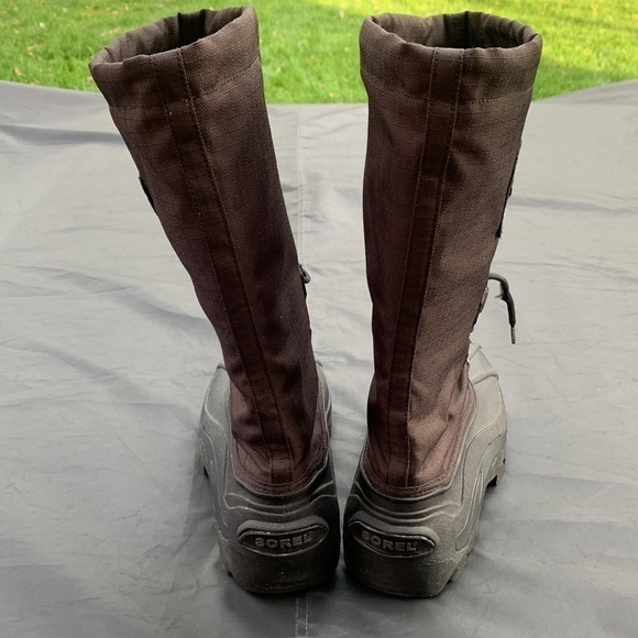 SOREL Blizzard II  Boots Men’s Rubber Soles Adjustable Lace Up Black size US 7 - Picture 5 of 9